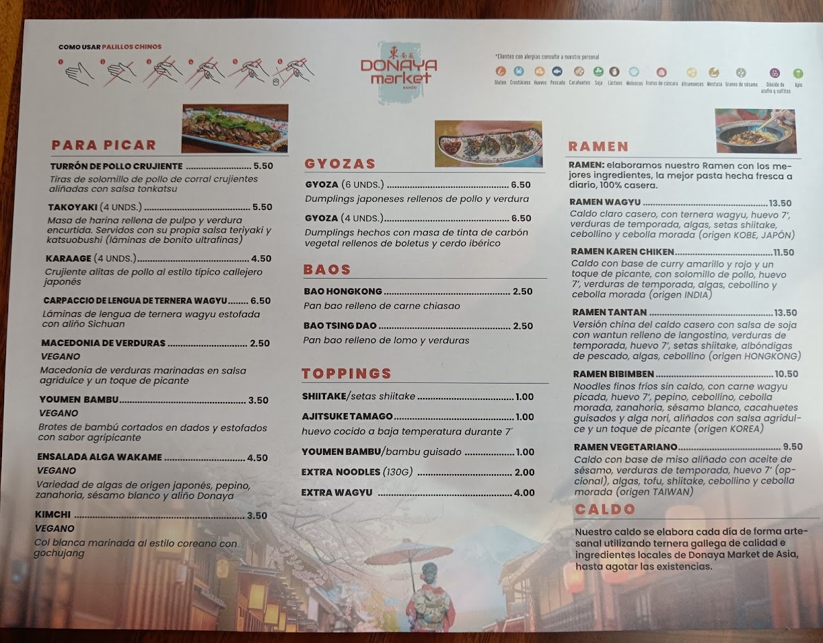 Donaya Market Ramen Photo Menu 7