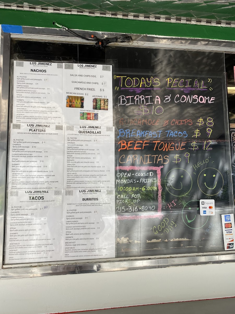 Los Jimenez Mexican Food Truck Photo Menu 5