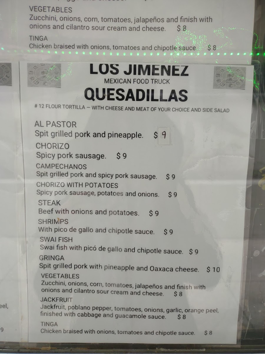 Los Jimenez Mexican Food Truck Photo Menu 6