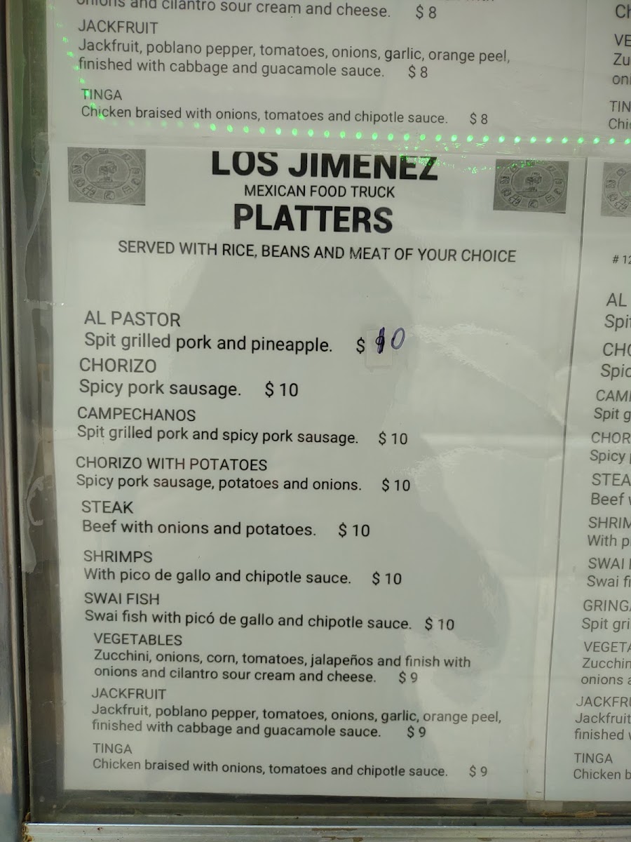 Los Jimenez Mexican Food Truck Photo Menu 8