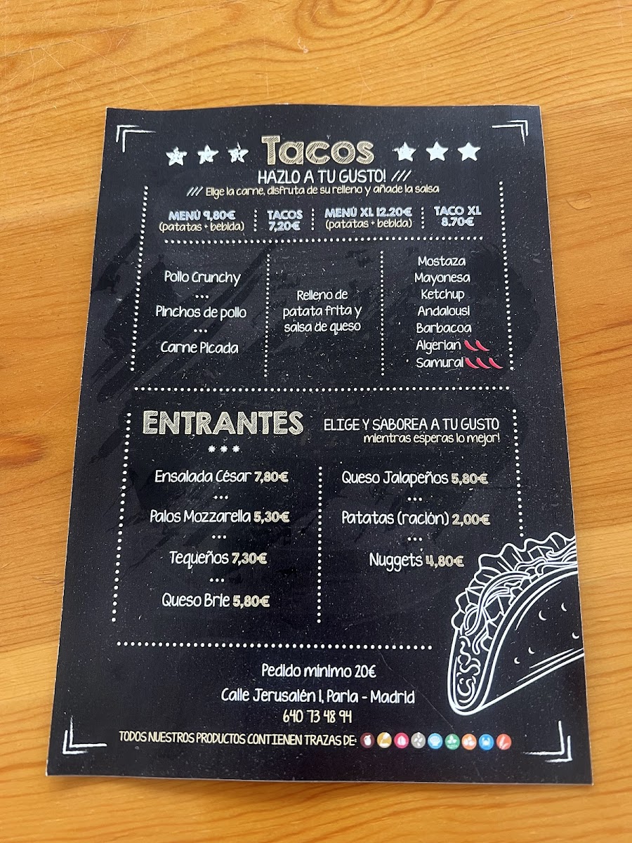 Restaurante Tacos Bili Photo Menu 1
