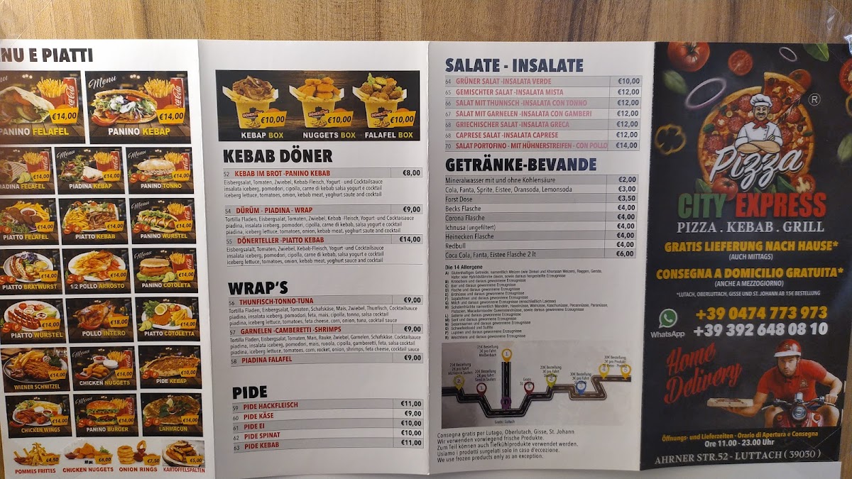 Pizza Express Ahrntal D.K Photo Menu 3