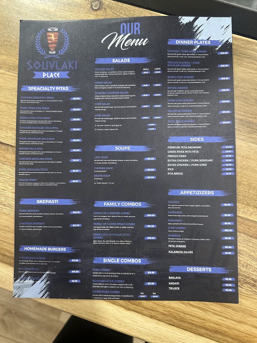 Souvlaki Place Photo Menu 1