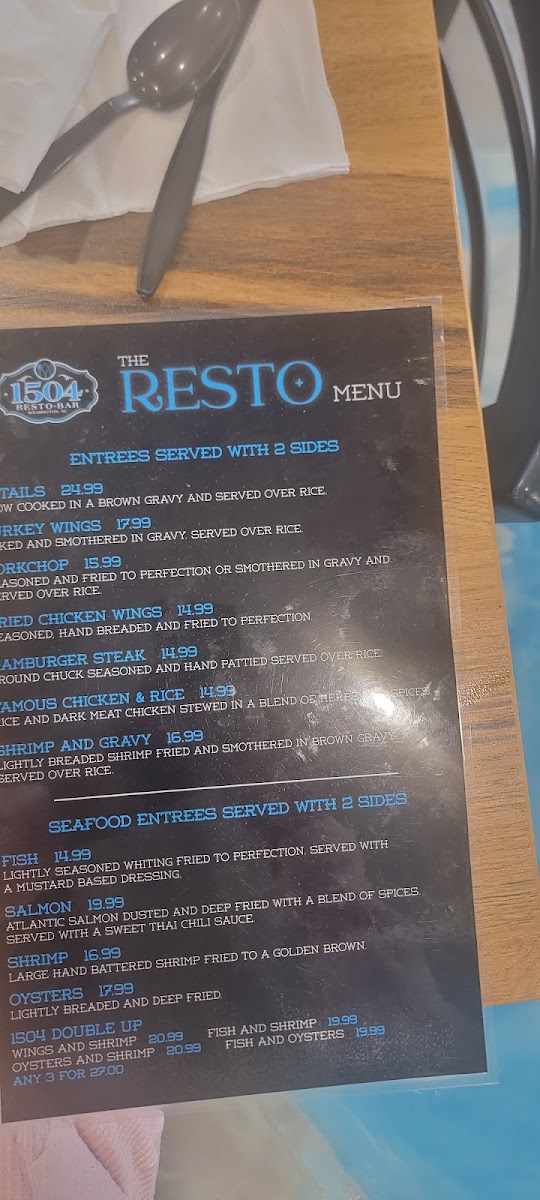 1504 Resto-Bar Photo Menu 3