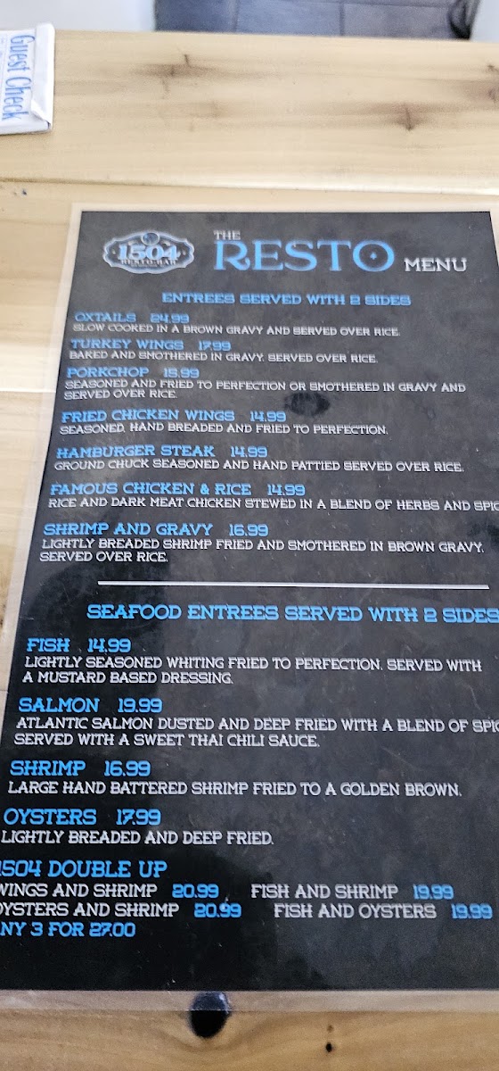 1504 Resto-Bar Photo Menu 4