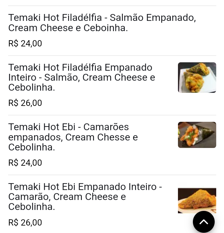 Restaurante Japa Maki - Temakeria e Sushi Bar Photo Menu 1