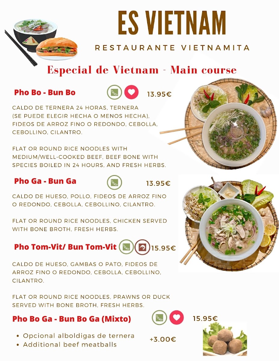 Es Vietnam Restaurant Photo Menu 2