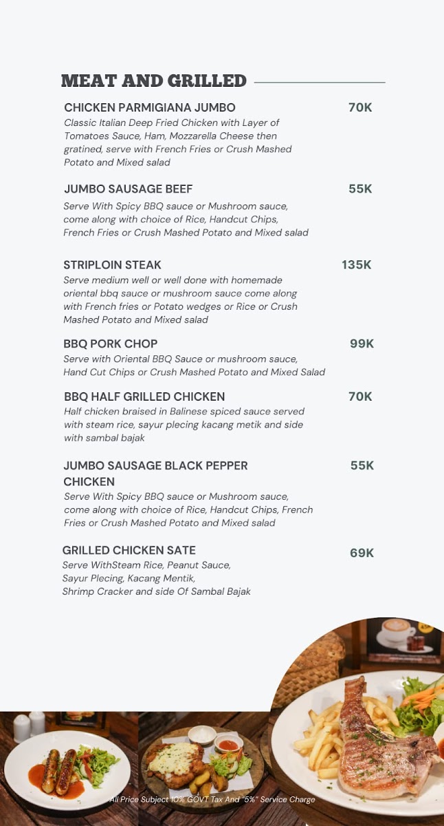 Doddy's Joint Cafe Photo Menu 2
