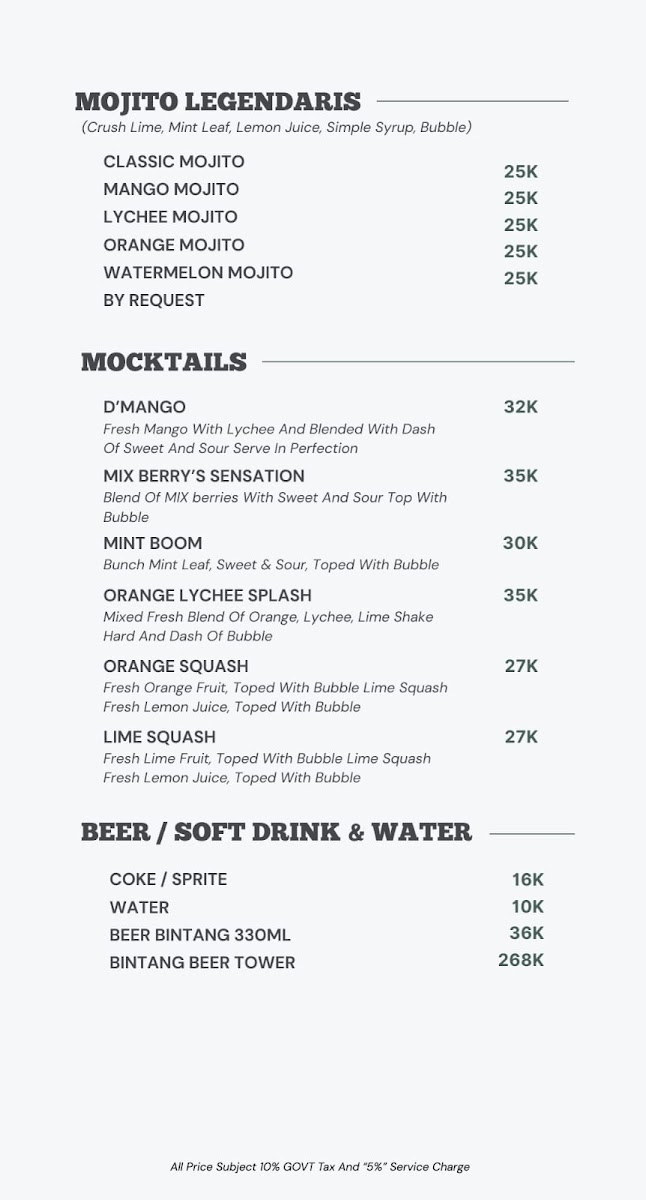 Doddy's Joint Cafe Photo Menu 7