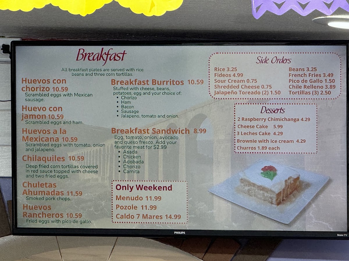 Los Arcos Street Tacos Photo Menu 1
