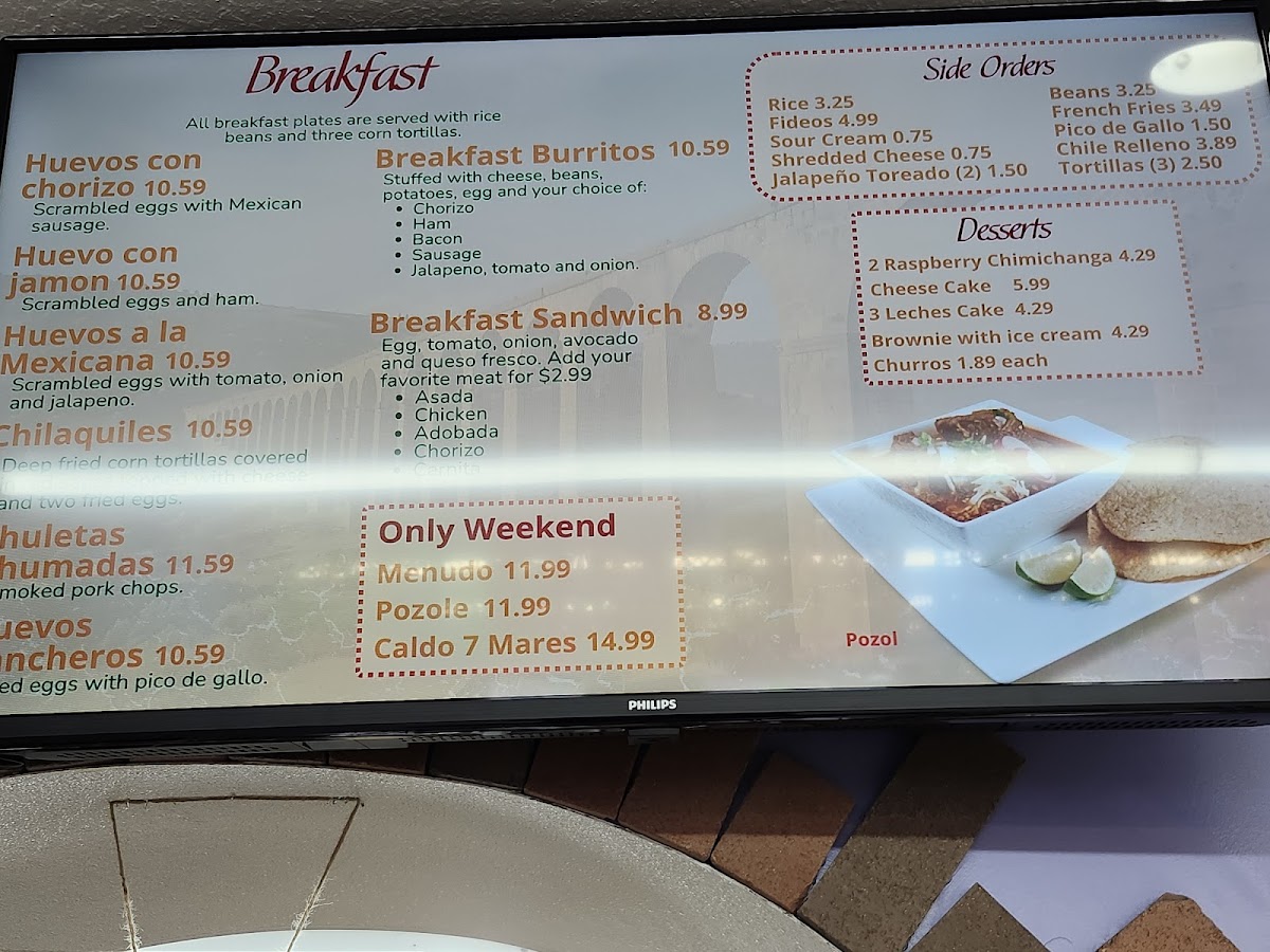 Los Arcos Street Tacos Photo Menu 2