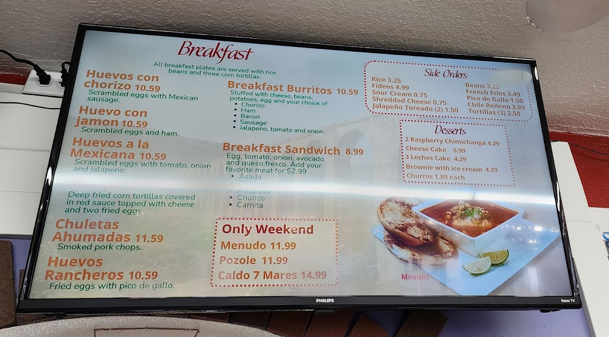 Los Arcos Street Tacos Photo Menu 4