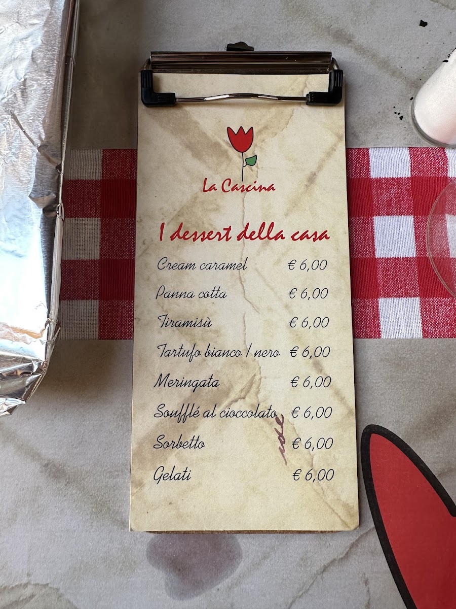 Ristorante La Cascina Photo Menu 2