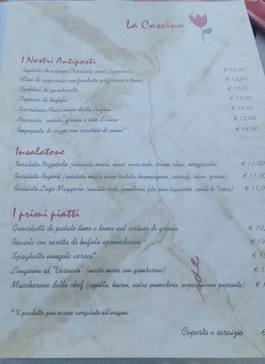 Ristorante La Cascina Photo Menu 4