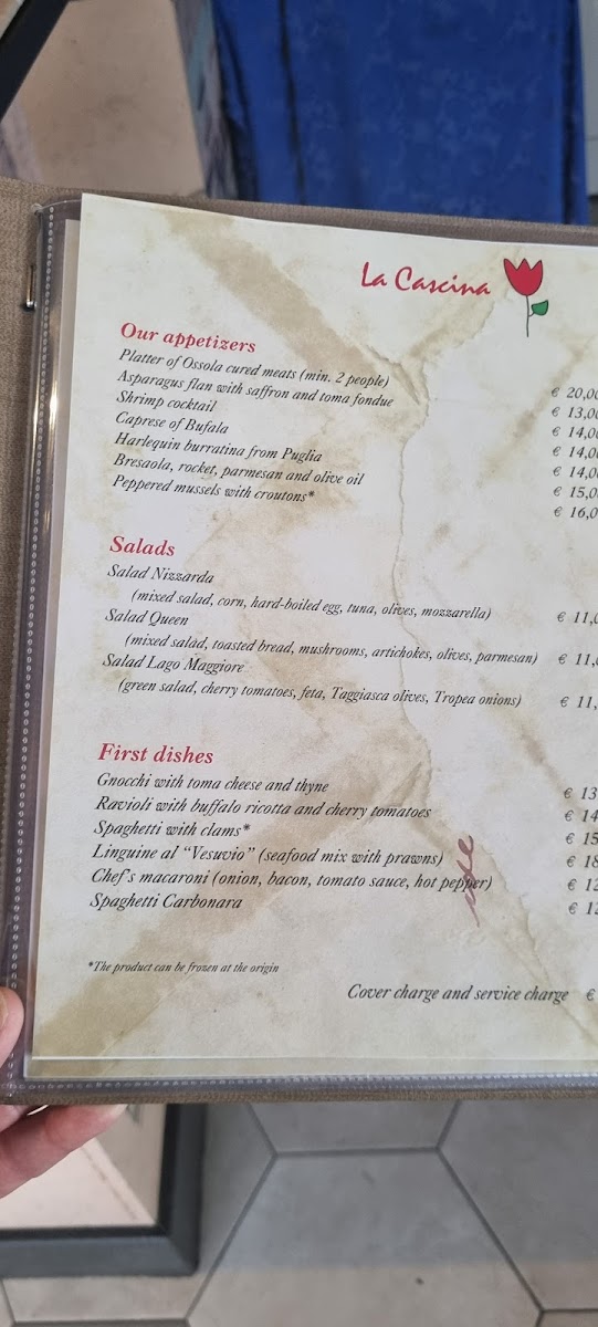 Ristorante La Cascina Photo Menu 5