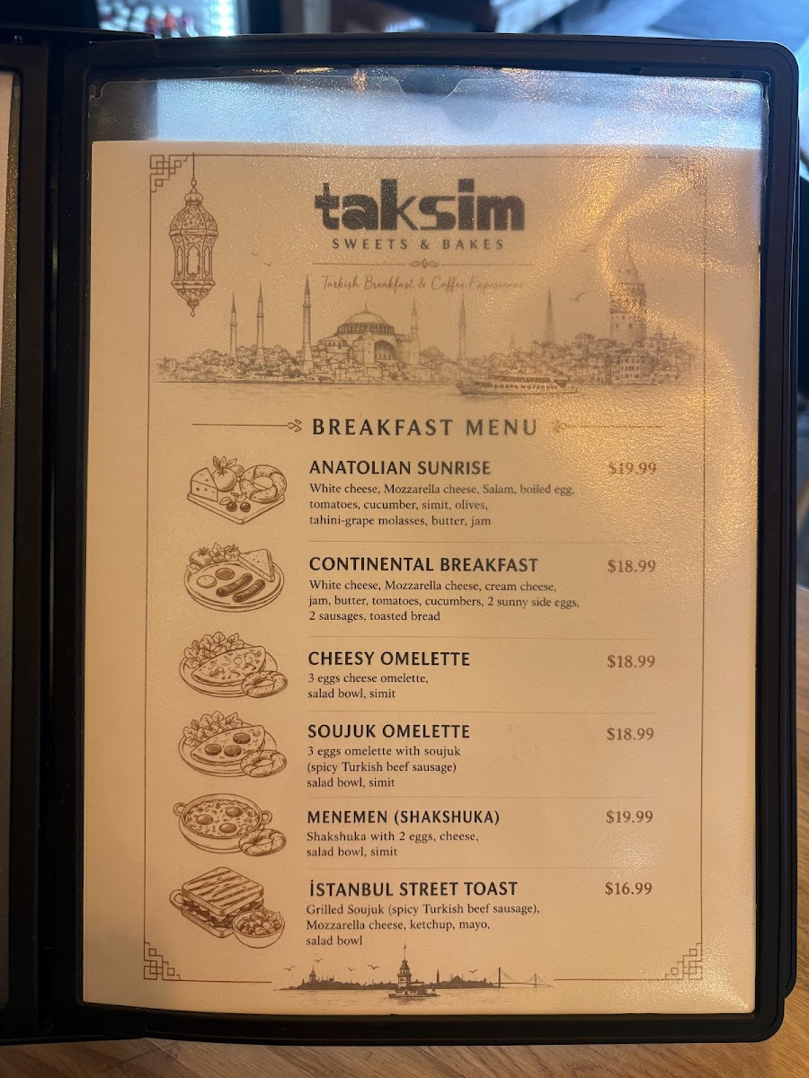 TAKSIM Sweets & Bakes Photo Menu 4