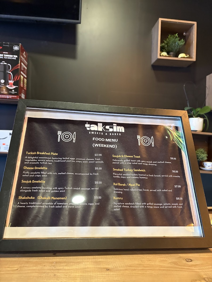 TAKSIM Sweets & Bakes Photo Menu 5