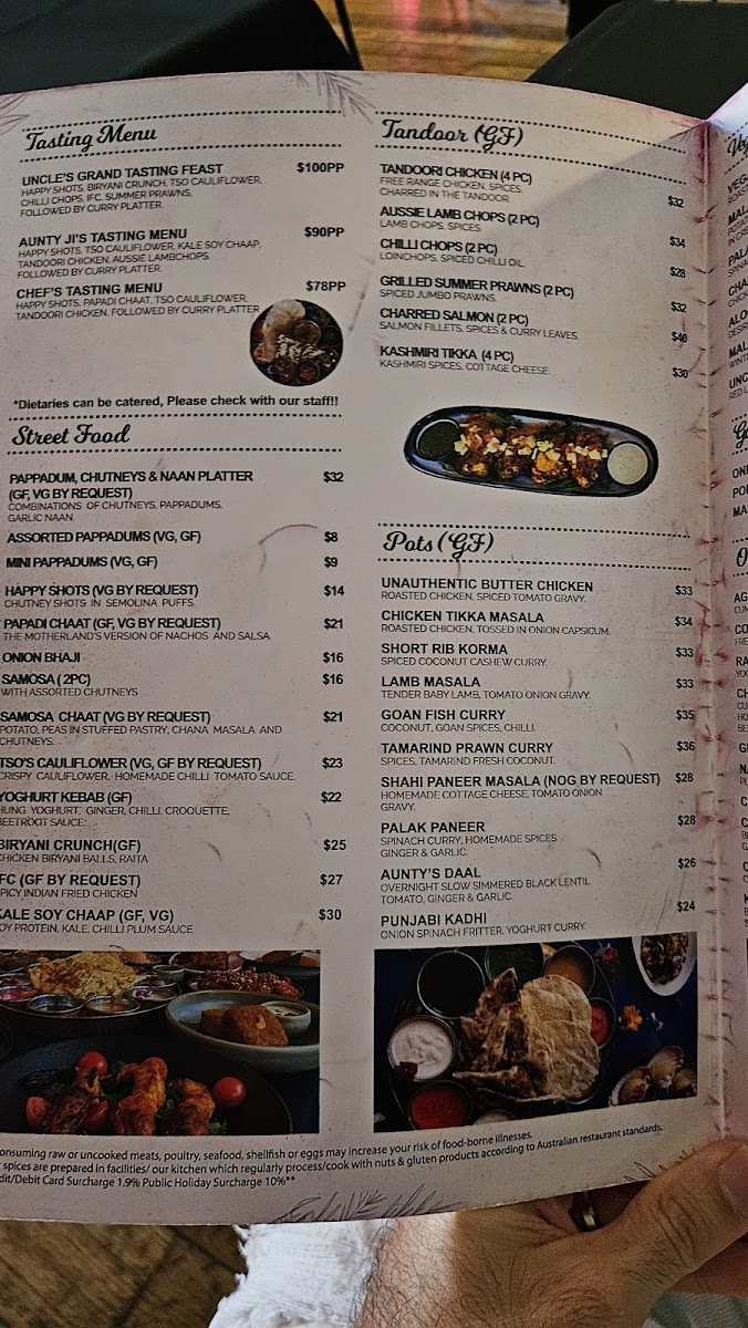 Don't Tell Aunty Photo Menu 7