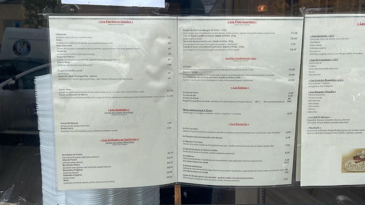 Versaray restaurant Photo Menu 3