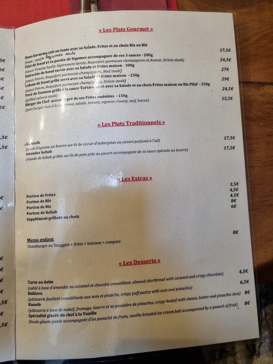 Versaray restaurant Photo Menu 9