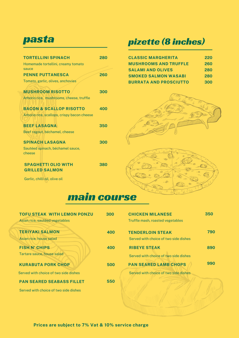 The Urban Deck Bistro & Bar Photo Menu 3