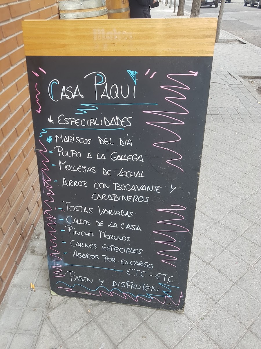 Cervecería Restaurante 'Casa Paqui' Photo Menu 5