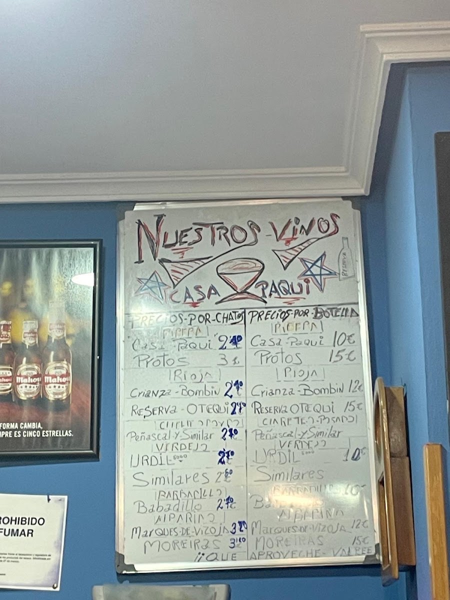 Cervecería Restaurante 'Casa Paqui' Photo Menu 6