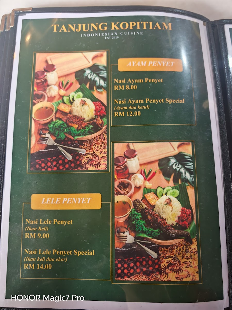 Tanjung Kopitiam Photo Menu 2
