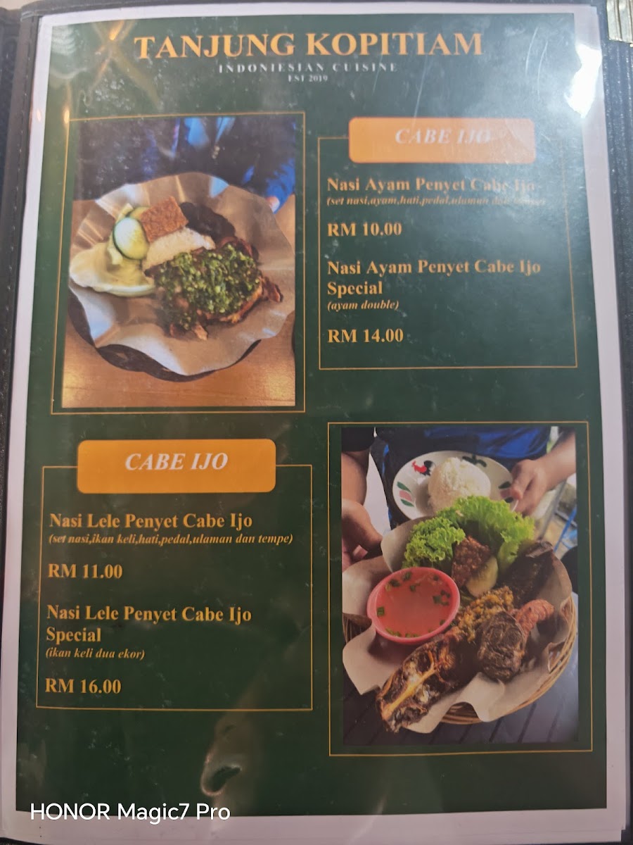 Tanjung Kopitiam Photo Menu 9