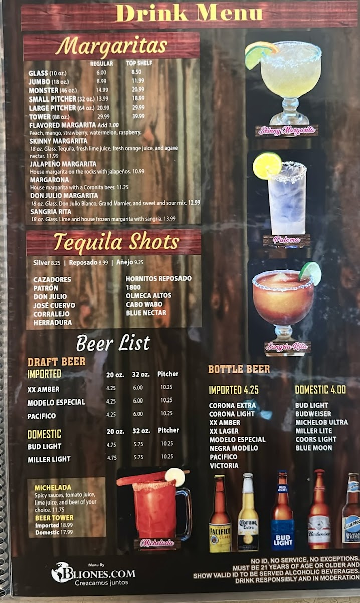 El Jardin Mexican Restaurant Photo Menu 9