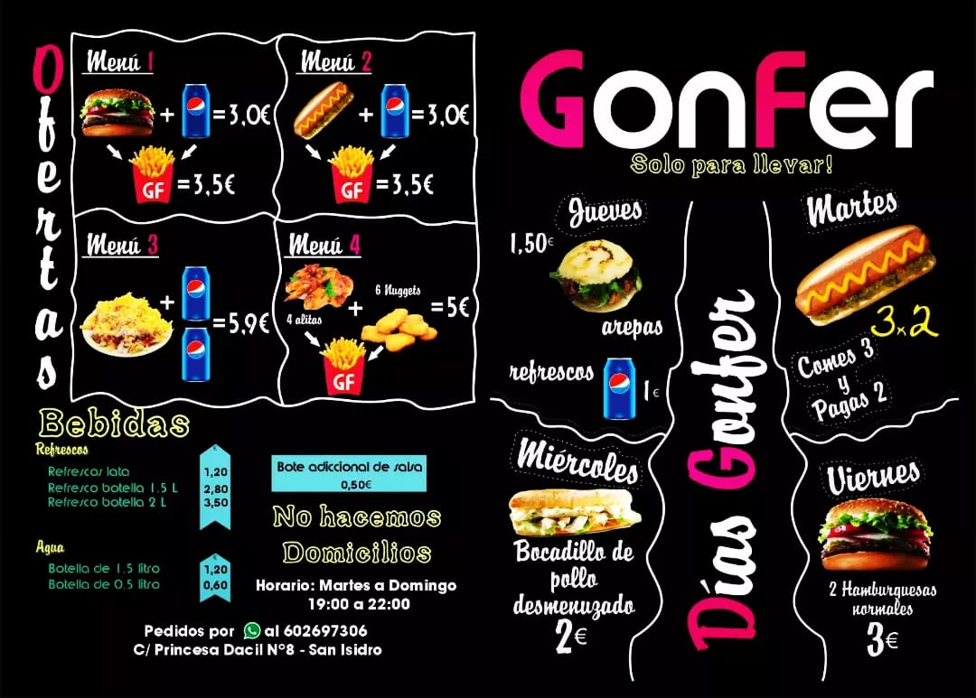 GonFer (solo para llevar) Photo Menu 2