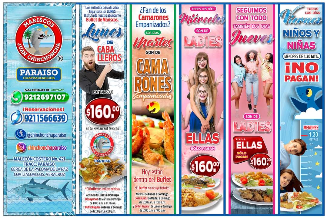 Buffet de Mariscos Juan Chinchoncha - Paraíso Photo Menu 1