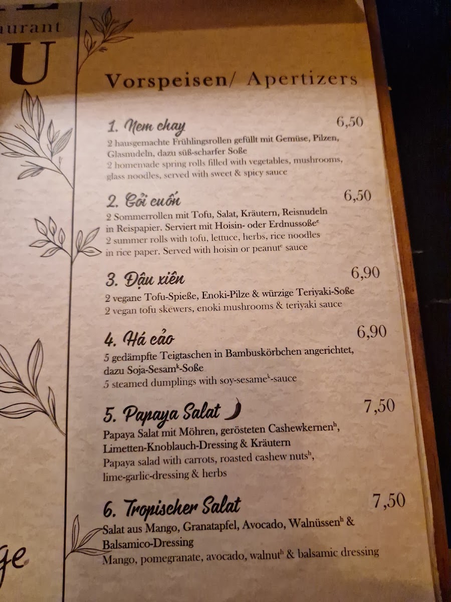 Udonge Vegan Cuisine Photo Menu 3