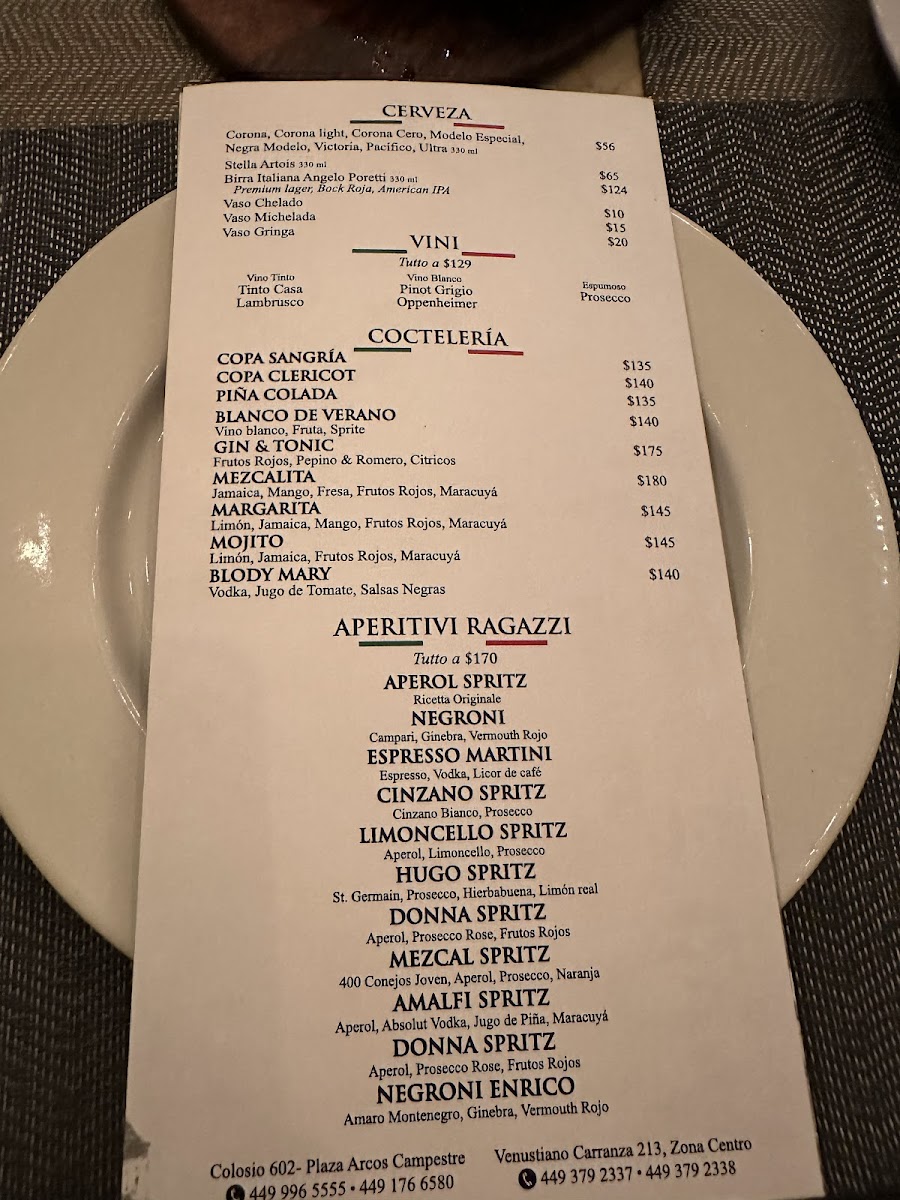 Ragazzi Bistro Photo Menu 2