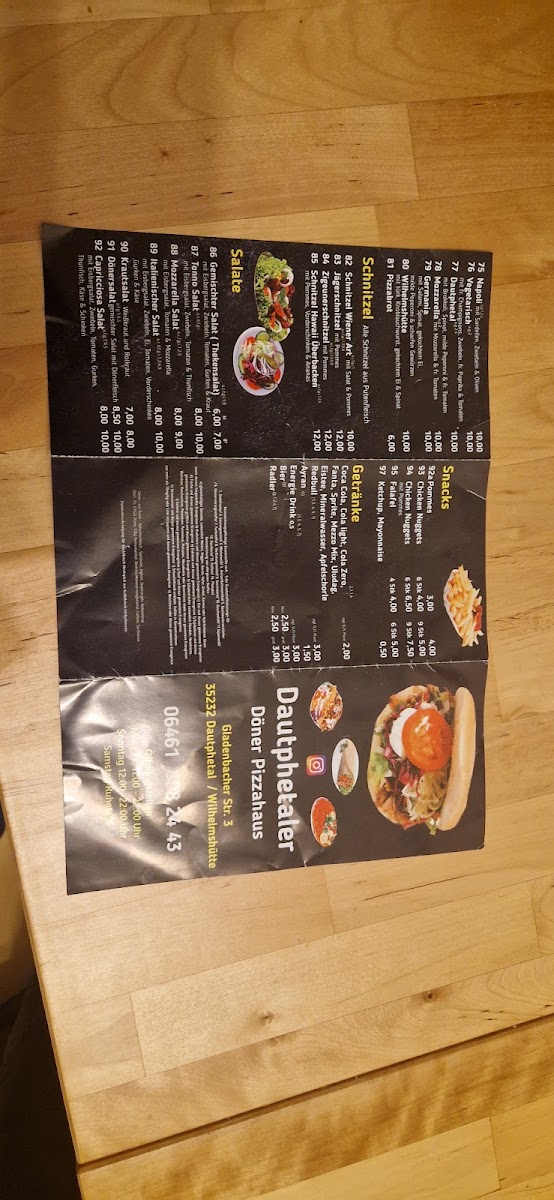 DAUTPHETALER DÖNER&PIZZA HAUS Photo Menu 8