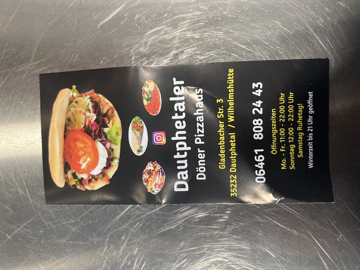 DAUTPHETALER DÖNER&PIZZA HAUS Photo Menu 9