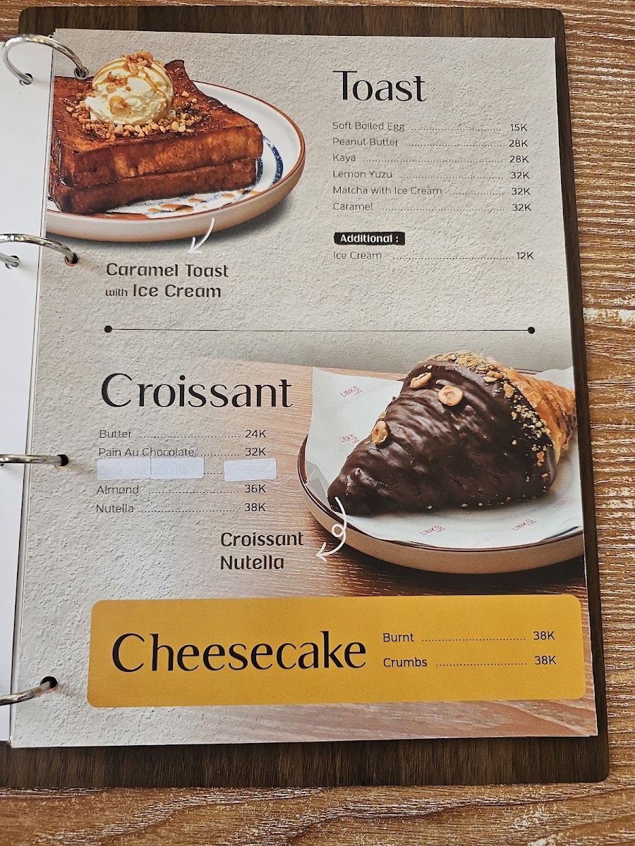 Links Cafe Photo Menu 9