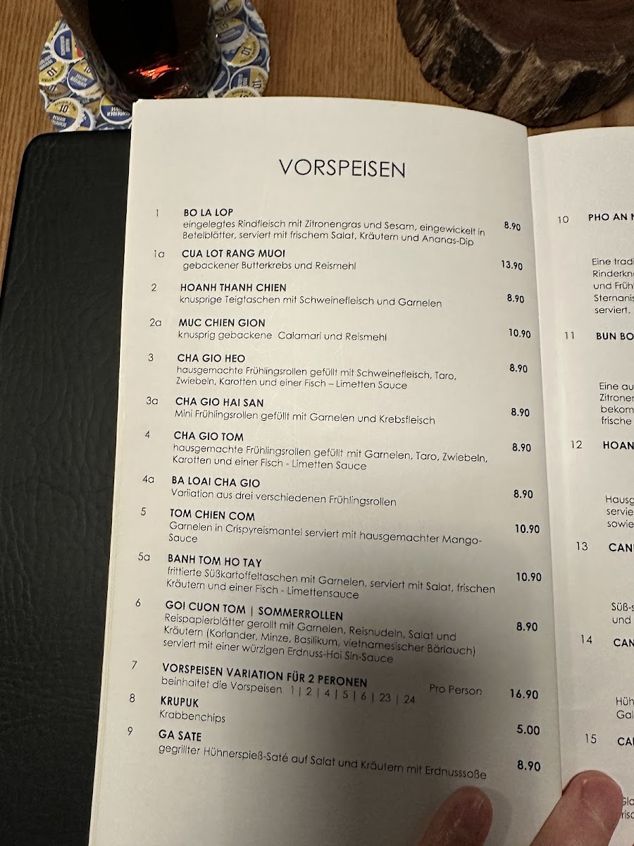 An Nam Restaurant Photo Menu 5
