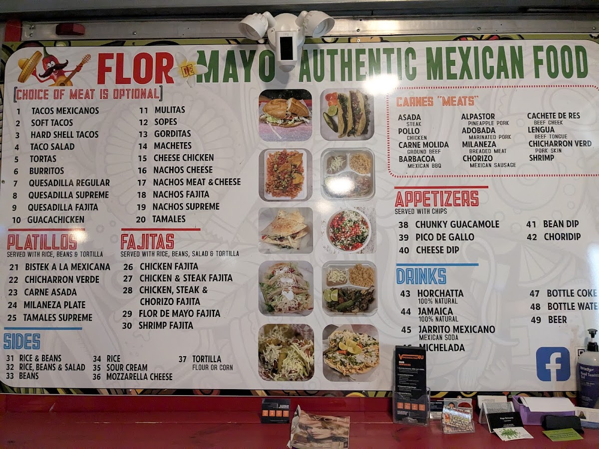 Flor de Mayo Photo Menu 1
