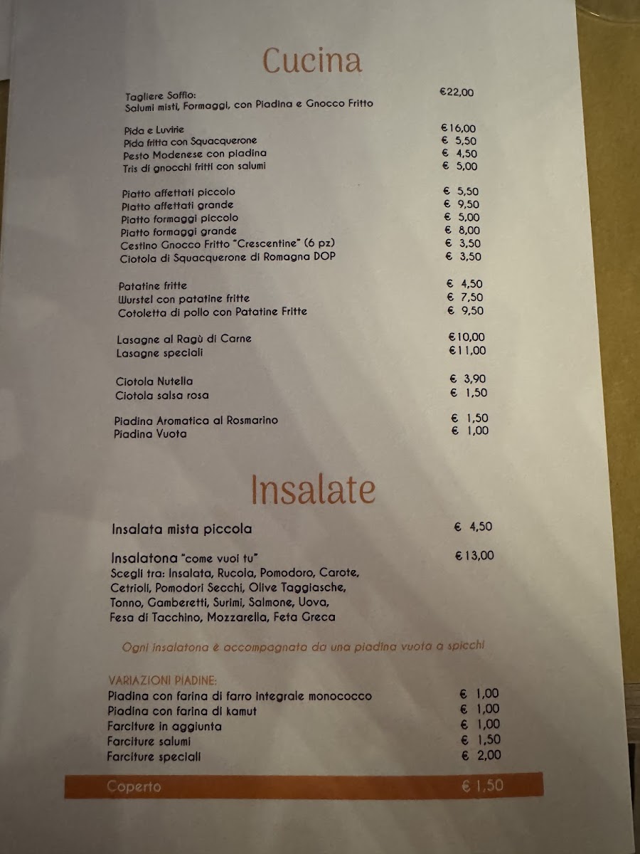La mia Romagna Photo Menu 5