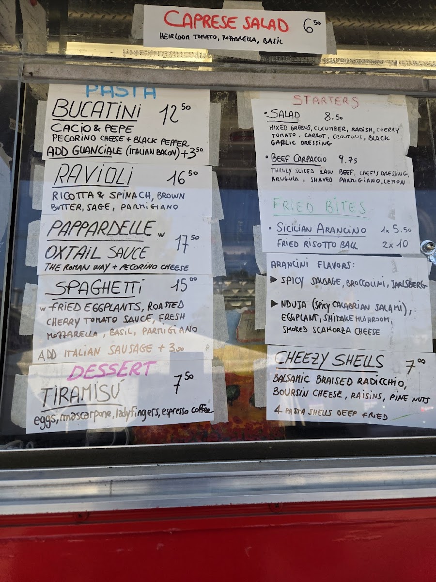 Beccofino food truck Photo Menu 2