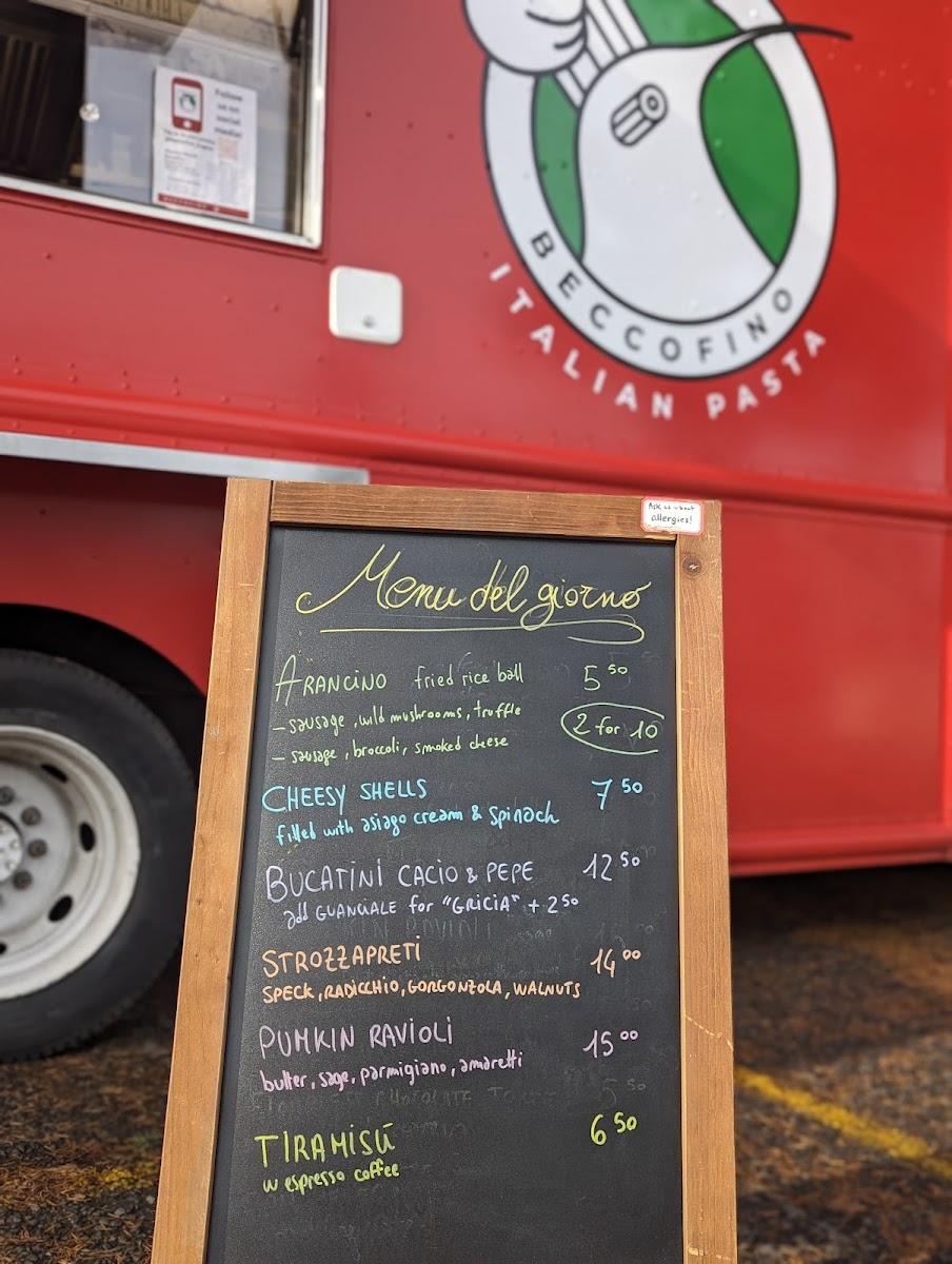 Beccofino food truck Photo Menu 5