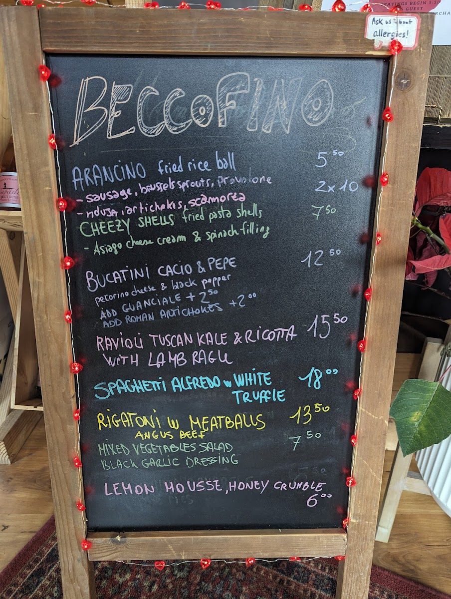 Beccofino food truck Photo Menu 7