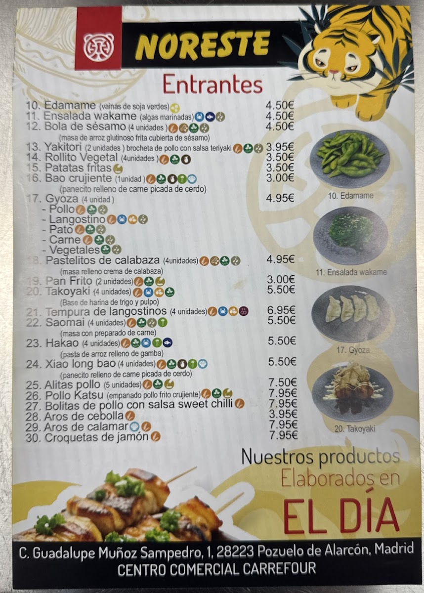 Noreste - Bar- asian fast food Photo Menu 1