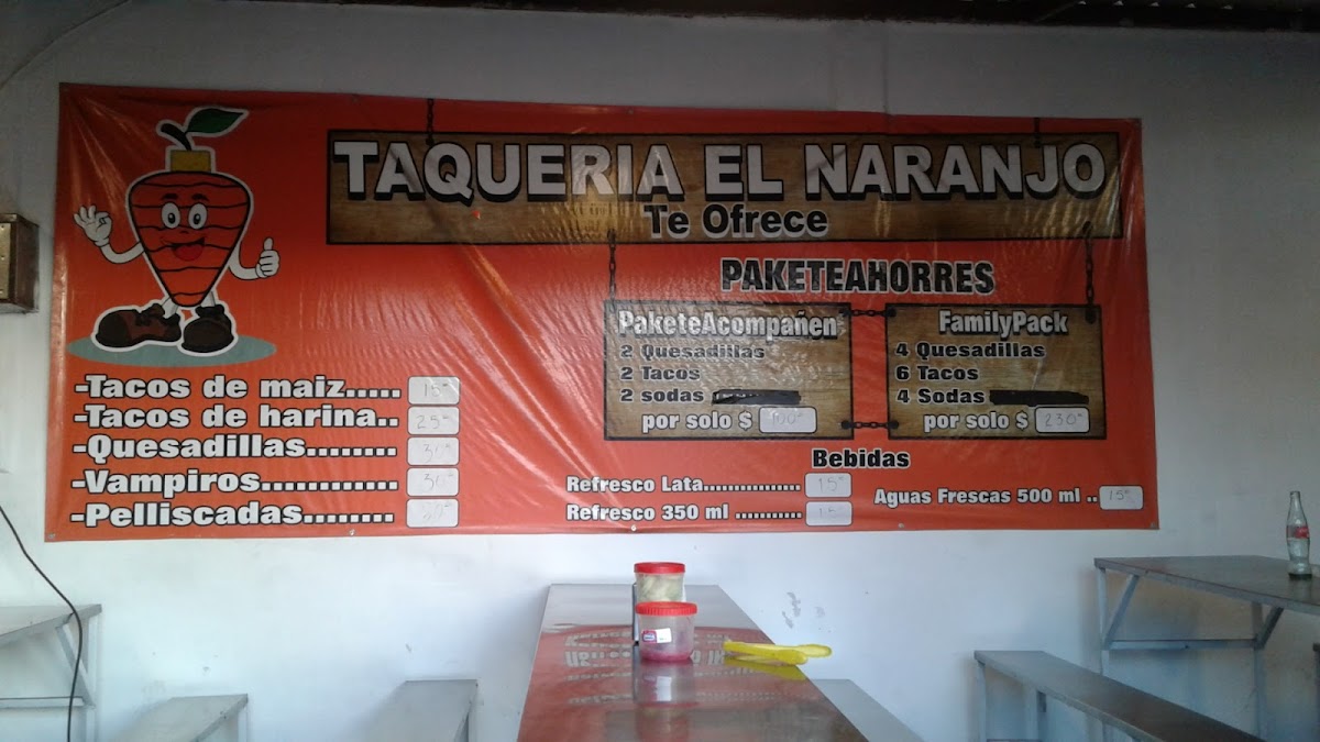 Taqueria El Naranjo Photo Menu 1