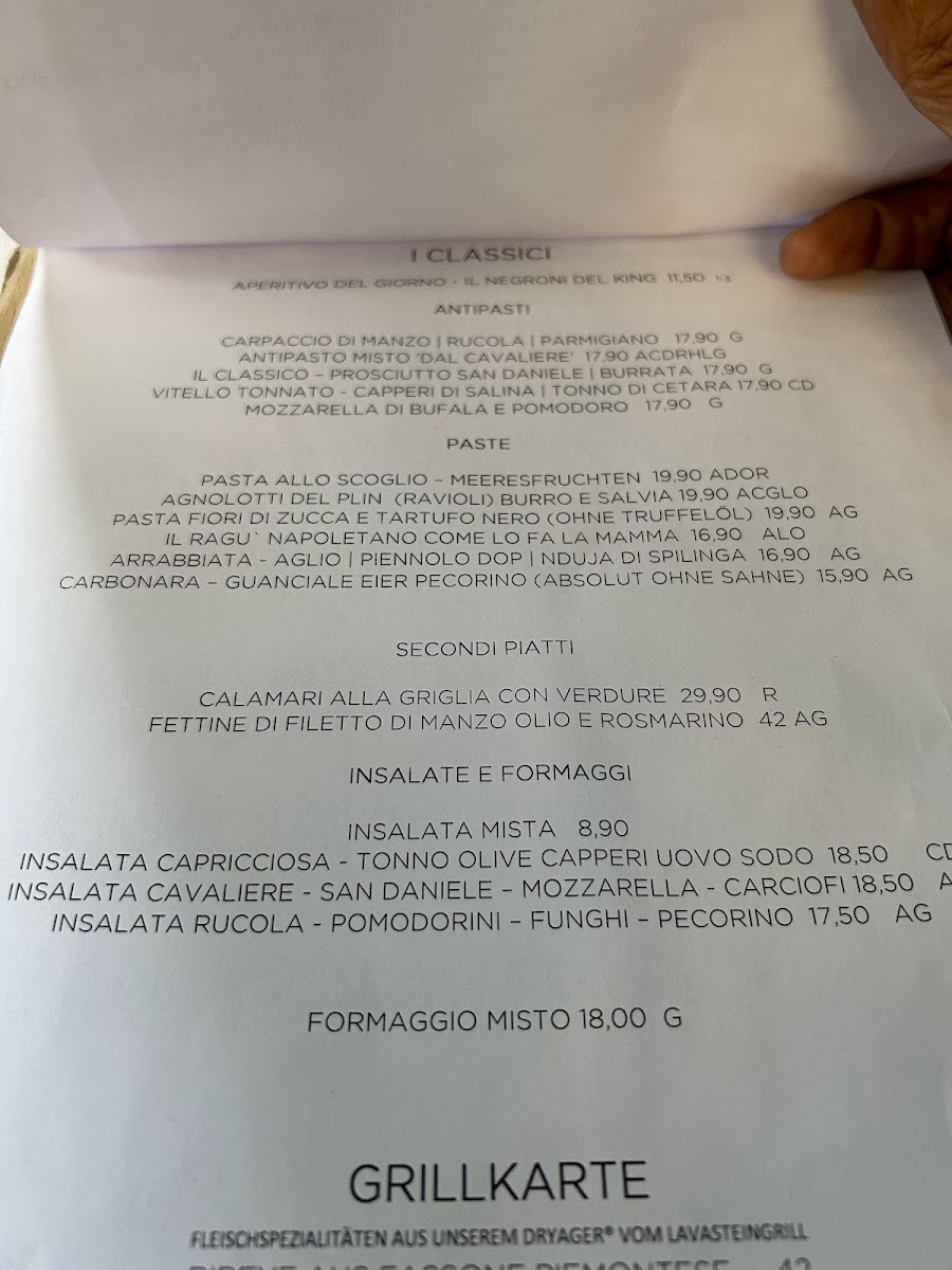 Dal Cavaliere 1980 Photo Menu 10
