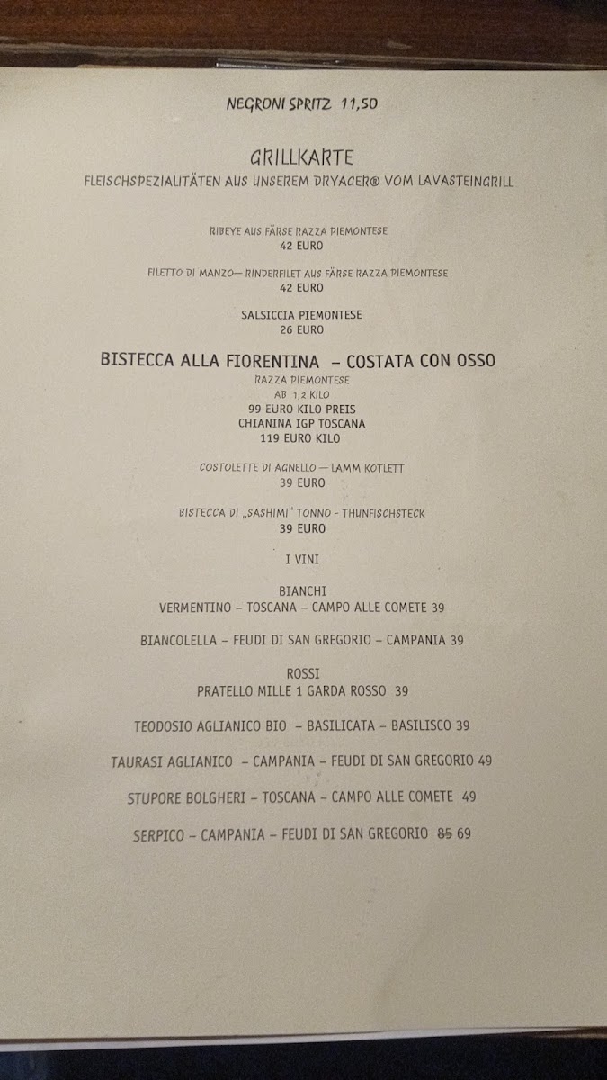 Dal Cavaliere 1980 Photo Menu 6