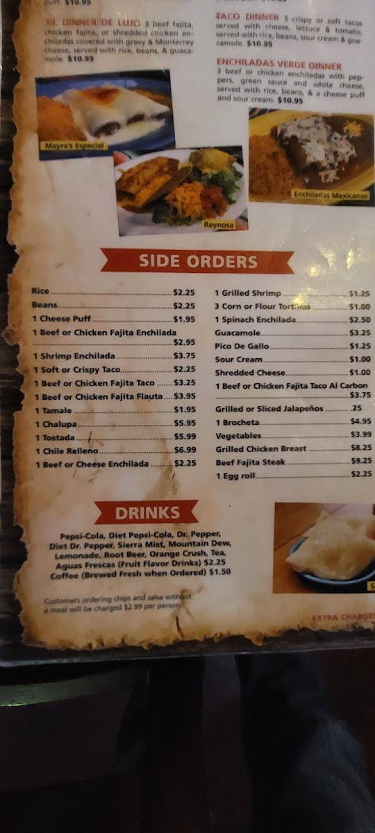 Rancho Grande Mexican Photo Menu 4