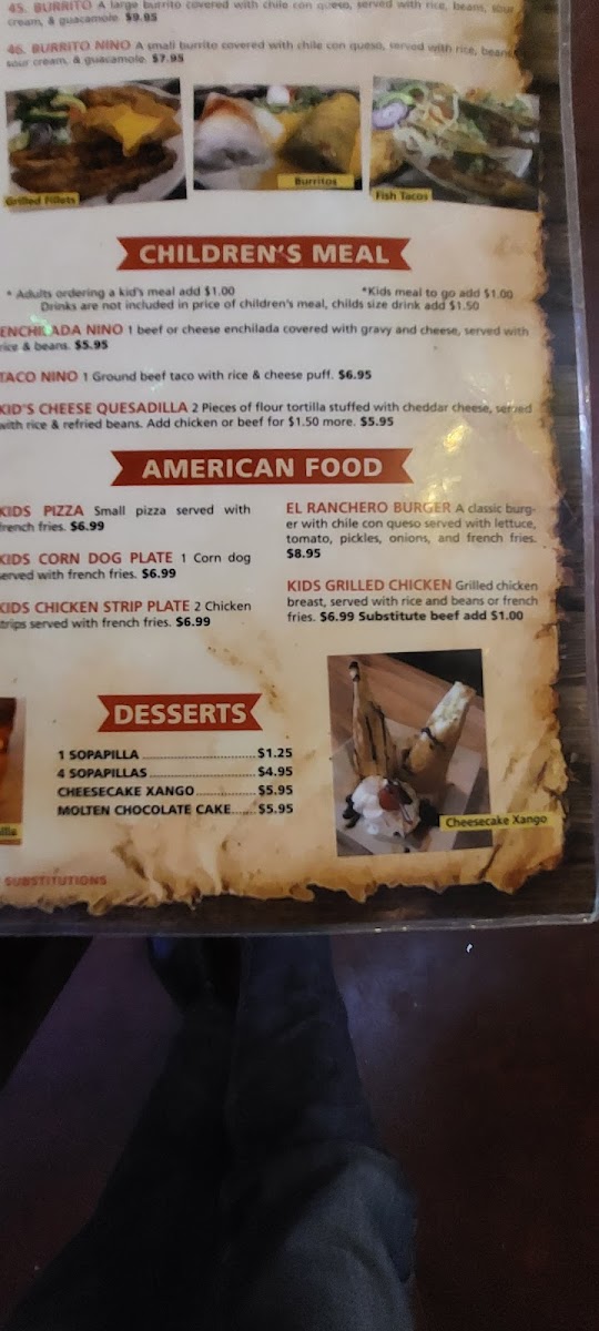 Rancho Grande Mexican Photo Menu 6