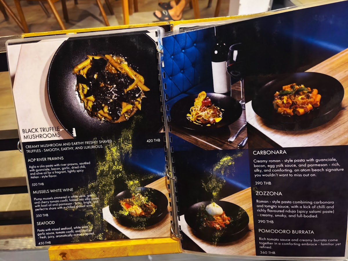 Atom Beach Cafe and Restaurant Photo Menu 1
